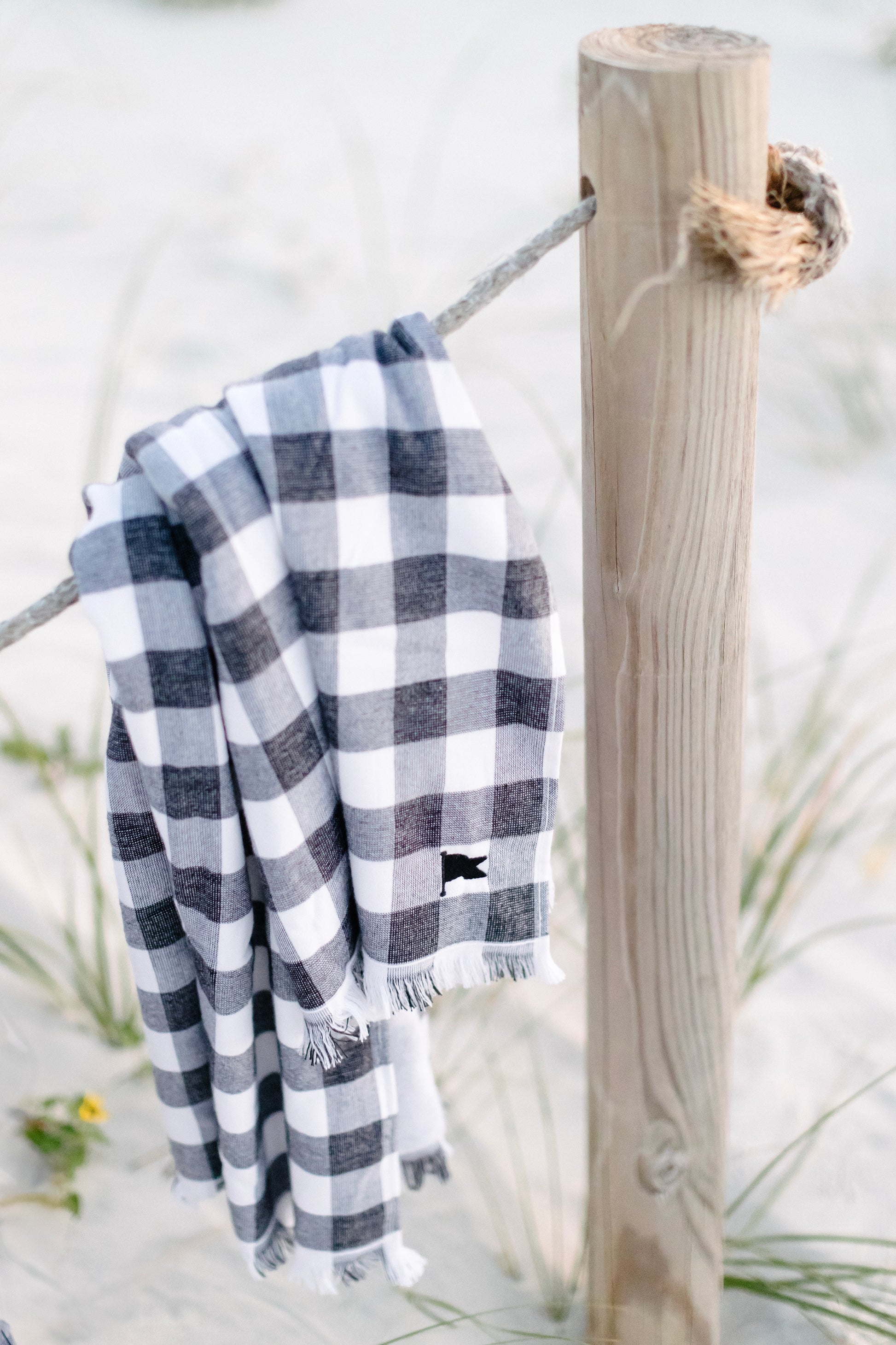The Carolina Gingham Beach Towel