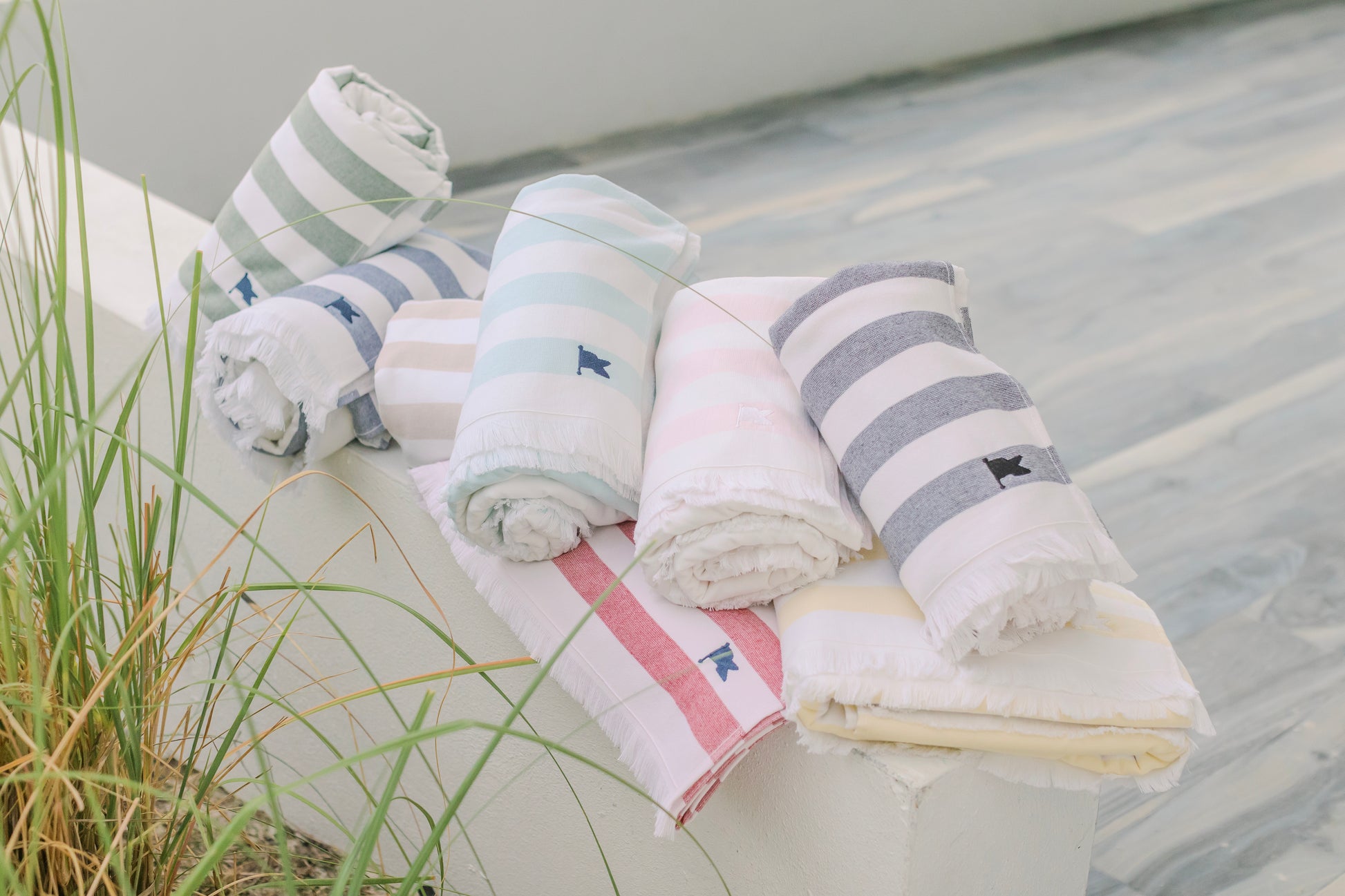 The Carlsbad Stripe Beach Towel