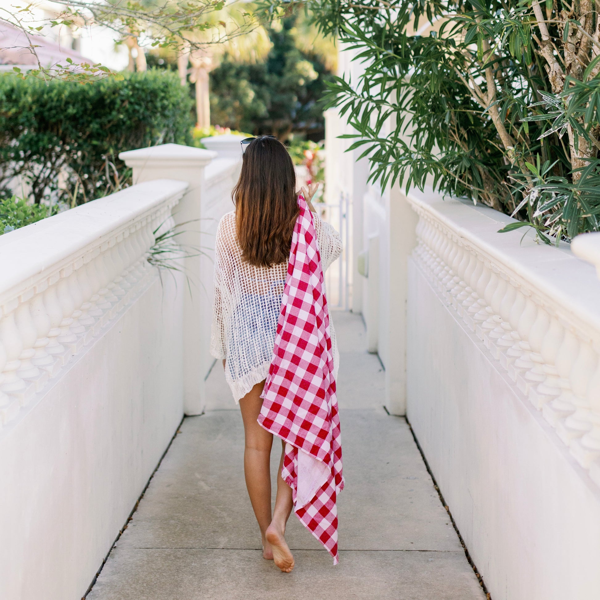 The Carolina Gingham Beach Towel