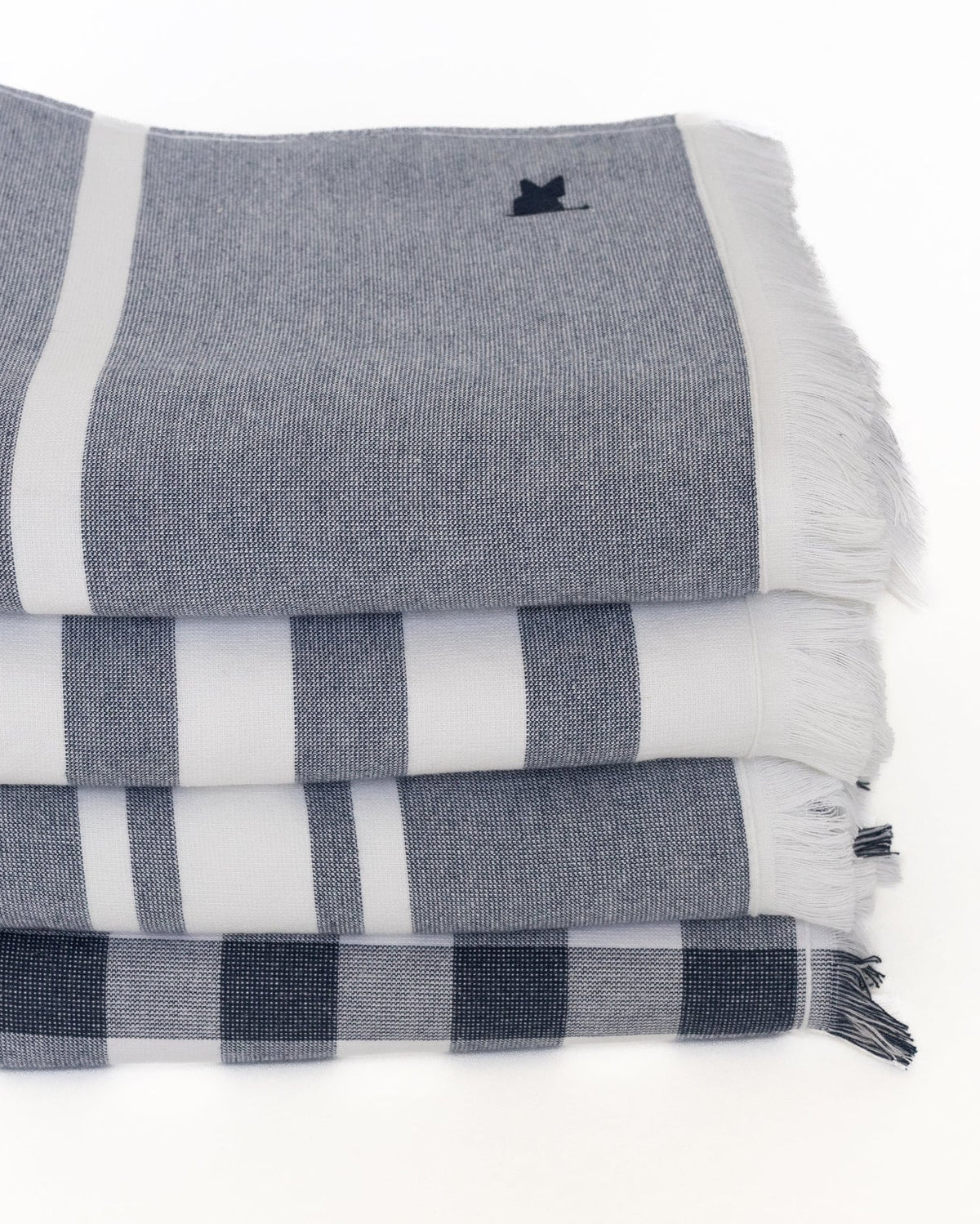 black and white beach towels, Turkish peshteri towels, gingham, stripe