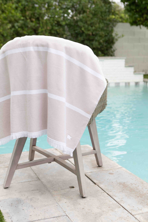 The Barcelona Stripe Beach Towel